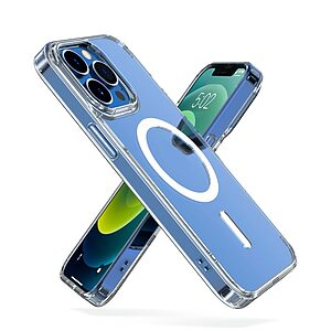 Θήκη iPhone 14 Pro Max MUTURAL Mutural Simplism Magnetic Series Hybrid συμβατό με MagSafe φορτιστή Transparent Πλάτη TPU