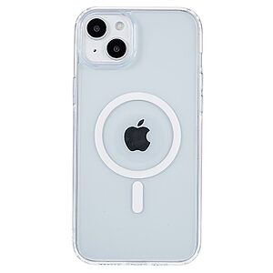 Θήκη iPhone 14 MUTURAL Mutural Simplism Magnetic Series Hybrid συμβατό με MagSafe φορτιστή Transparent Πλάτη TPU