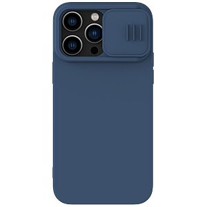 Θήκη iPhone 14 Pro Max NiLLkin Camshield Liquid Series Πλάτη με προστασία για την κάμερα από σκλήρό Premium TPU μπλε