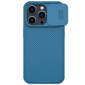 Θήκη iPhone 14 Pro Max NiLLkin Camshield Liquid MagSafe Series Πλάτη με προστασία για την κάμερα από σκλήρό Premium TPU μπλε