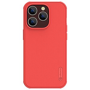 Θήκη iPhone 14 Pro NiLLkin Super Frosted Shield Pro Series Πλάτη από Premium σκληρό TPU κόκκινο
