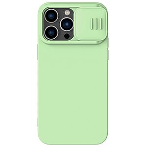 Θήκη iPhone 14 Pro NiLLkin Camshield Liquid Series Πλάτη με προστασία για την κάμερα από σκλήρό Premium TPU πράσινο