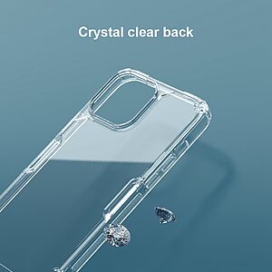 Θήκη iPhone 14 NiLLkin Nature Pro Series Silicone Sockproof Transparent Πλάτη TPU - Image 5