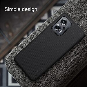 Θήκη Xiaomi Poco X4 GT 5G NiLLkin Super Frosted Shield Series Πλάτη από Premium σκληρό πλαστικό μαύρο - Image 4