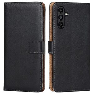 Θήκη Samsung Galaxy A13 5G OEM Genuine Leather Wallet Case με βάση στήριξης
