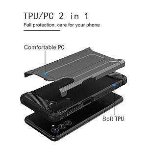 Θήκη Samsung Galaxy A13 5G / A04s Mad Mask Armor Guard Hybrid Πλάτη από σκληρό πλαστικό και TPU - Image 4