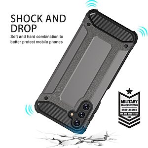 Θήκη Samsung Galaxy A13 5G / A04s Mad Mask Armor Guard Hybrid Πλάτη από σκληρό πλαστικό και TPU - Image 5