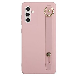 Θήκη Samsung Galaxy A13 5G / A04s OEM Πλάτη με ειδικό λουράκι λαβής και αντικραδασμικό Premium TPU ροζ - Image 2