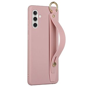 Θήκη Samsung Galaxy A13 5G OEM Πλάτη με ειδικό λουράκι λαβής και αντικραδασμικό Premium TPU ροζ