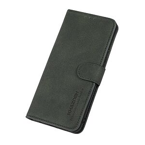 Θήκη Samsung Galaxy M33 5G KHAZNEH Litchi Skin Texture Leather με βάση στήριξης, υποδοχές καρτών και μαγνητικό κούμπωμα πράσινο - Image 5
