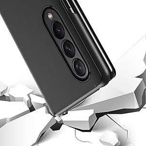 Θήκη Samsung Galaxy Z Fold4 5G OEM Mirror Surface View Stand Case Cover Flip Window μωβ - Image 5
