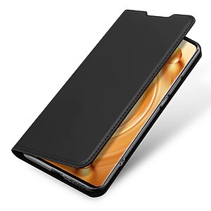 Θήκη Vivo X80 Pro 5G DUX DUCIS Skin Pro Series με βάση στήριξης, υποδοχή καρτών και μαγνητικό κούμπωμα Flip Wallet από συνθετικό δέρμα και TPU μαύρο - Image 4
