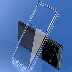 Θήκη Vivo X80 Pro 5G FUKELAI Fukelai Crystal Clear Series Silicone Sockproof Transparent Πλάτη TPU