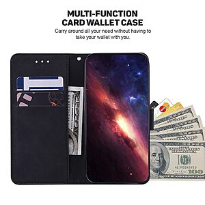 Θήκη Xiaomi 12 Lite 5G Mad Mask Leather Wallet Case Geometry Style με βάση στήριξης, υποδοχές καρτών και μαγνητικό κούμπωμα Flip Wallet από συνθετικό δέρμα μαύρο - Image 3