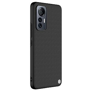 Θήκη Xiaomi 12 Lite 5G NiLLkin Textured Hard Case Series Πλάτη από ενισχυμένο πλαστικό και TPU μαύρο - Image 3