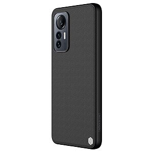 Θήκη Xiaomi 12 Lite 5G NiLLkin Textured Hard Case Series Πλάτη από ενισχυμένο πλαστικό και TPU μαύρο - Image 4