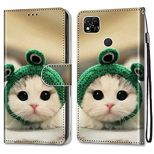 Θήκη Xiaomi Redmi 10A OEM Frogs Hat Kitten με βάση στήριξης