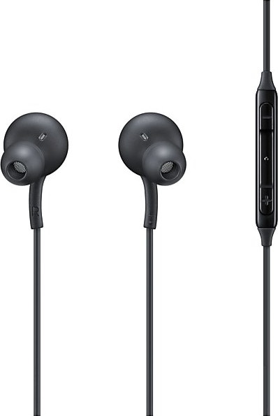 Ακουστικά in-ear Αυθεντικά Samsung Stereo HF Headset με βίσμα type-C (EO-IC100BBE) μαύρο - Image 2