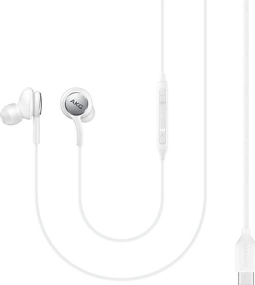 Ακουστικά in-ear Αυθεντικά Samsung Stereo Headset με βίσμα jack 3,5mm (EO-EG920BW) λευκό