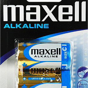Maxell Αλκαλικές Μπαταρίες C 1.5V 2τμχ