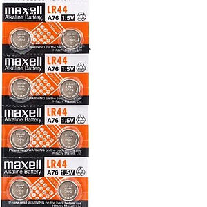 Maxell Αλκαλικές Μπαταρίες Ρολογιών LR44 1.5V 10τμχ
