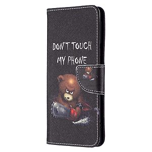 Θήκη Google Pixel 6 Pro 5G OEM Angry bear with chainsaw με βάση στήριξης, υποδοχές καρτών και μαγνητικό κούμπωμα Flip Wallet από συνθετικό δέρμα και TPU - Image 4