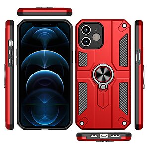 Θήκη iPhone 11 Mad Mask Armor Guard με Kickstand και Βάση στήριξης από σκλήρό Premium TPU μαύρο - Image 4