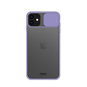Θήκη iPhone 11 MOFI Camshield Series πλάτη με προστασία για την κάμερα από σκλήρό Premium TPU μωβ