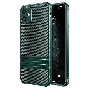 Θήκη iPhone 11 LEEU DESIGN Leeu Design Series SockProof πλάτη από σκληρό Premium TPU πράσινο - Image 2