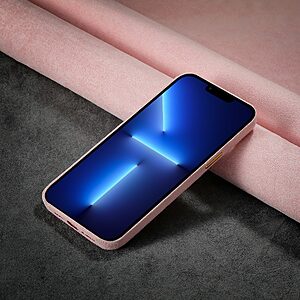 Θήκη iPhone 11 Mad Mask πλάτη με υφασμάτινη υφή, από σκληρό πλαστικό ροζ - Image 4