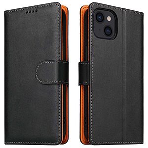 Θήκη iPhone 14 Plus Mad Mask Leather Wallet Case Protector με βάση στήριξης
