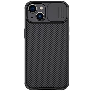 Θήκη iPhone 14 Plus NiLLkin Camshield Pro Series Πλάτη με προστασία για την κάμερα από σκλήρό Premium TPU μαύρο