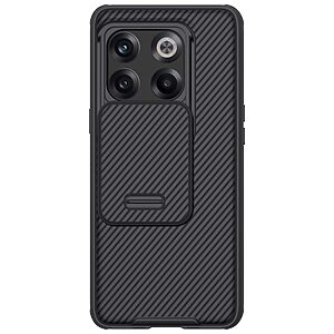 Θήκη OnePlus 10T 5G NiLLkin Camshield Pro Series Πλάτη με προστασία για την κάμερα από σκλήρό Premium TPU μαύρο