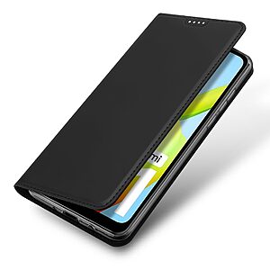 Θήκη Xiaomi Redmi A1 / A2 DUX DUCIS Skin Pro Series με βάση στήριξης, υποδοχή καρτών και μαγνητικό κούμπωμα Flip Wallet από συνθετικό δέρμα και TPU μαύρο - Image 4