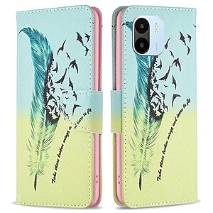 Θήκη Xiaomi Redmi A1 OEM Feather & Birds με βάση στήριξης