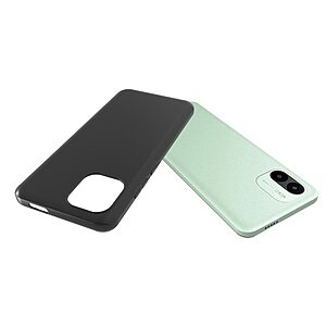 Θήκη Xiaomi Redmi A1 / A2 OEM Matte Premium v2 Πλάτη με ημίσκληρο TPU μαύρο - Image 4