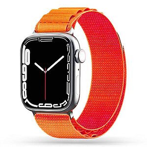 Λουρί Tech-Protect Nylon για Apple Watch 4/ 5/ 6/ 7/8/SE/ULTRA (42/44/45/49 mm) πορτοκαλί