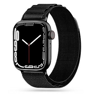 Λουρί Tech-Protect Nylon για Apple Watch 4/ 5/ 6/ 7/8/SE/ULTRA (42/44/45/49 mm) μαύρο - Image 2