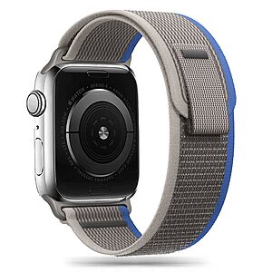 Λουρί Tech-Protect Nylon για Apple Watch 4/ 5/ 6/ 7/SE/ULTRA (42/44/45/49 mm) γκρι/ μπλε