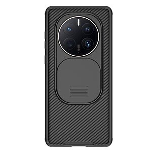 Θήκη Huawei Mate 50 Pro NiLLkin Camshield Pro Series Πλάτη με προστασία για την κάμερα από σκλήρό Premium TPU μαύρο