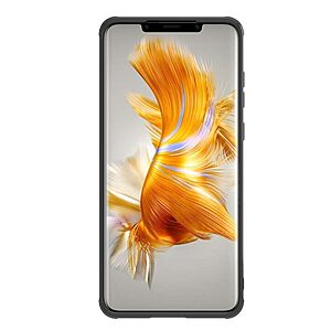 Θήκη Huawei Mate 50 Pro NiLLkin Camshield Carbon Fiber Series Πλάτη με προστασία για την κάμερα από σκλήρό Premium TPU μαύρο - Image 2