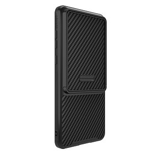 Θήκη Huawei Mate 50 Pro NiLLkin Camshield Carbon Fiber Series Πλάτη με προστασία για την κάμερα από σκλήρό Premium TPU μαύρο - Image 3