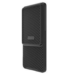 Θήκη Huawei Mate 50 Pro NiLLkin Camshield Carbon Fiber Series Πλάτη με προστασία για την κάμερα από σκλήρό Premium TPU μαύρο - Image 4