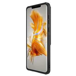 Θήκη Huawei Mate 50 Pro NiLLkin Camshield Carbon Fiber Series Πλάτη με προστασία για την κάμερα από σκλήρό Premium TPU μαύρο - Image 5