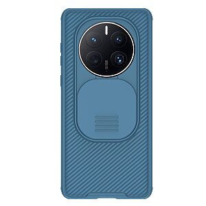 Θήκη Huawei Mate 50 Pro NiLLkin Camshield Pro Series Πλάτη με προστασία για την κάμερα από σκλήρό Premium TPU μπλε