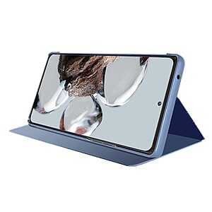 Θήκη Xiaomi 12T 5G / 12T Pro 5G Mad Mask Mirror Surface Series Flip Window δερματίνη μωβ - Image 3