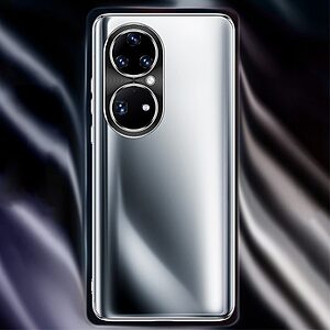 Θήκη Huawei P50 Pro Mad Mask από Premium κεραμικό γυαλί Ultra Thin Matte με προστασία κάμερας Raised lip Πλάτη TPU ασημί - Image 4
