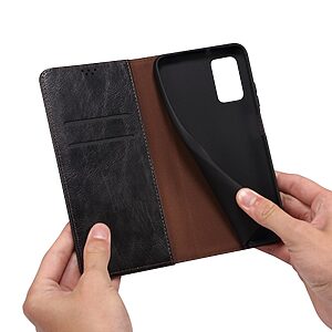 Θήκη Xiaomi Poco M4 5G Mad Mask Folio Series v2 με βάση στήριξης, υποδοχή καρτών και μαγνητικό κούμπωμα Flip Wallet από συνθετικό δέρμα και TPU μαύρο - Image 5