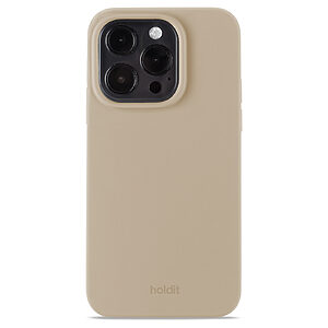 Θήκη σιλικόνης Holdit® για iPhone 14 Pro Latte Beige (Λάτε μπεζ)