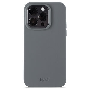 Θήκη σιλικόνης Holdit® για iPhone 14 Pro Space Gray (Βαθύ-γκρι )